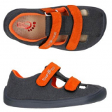 3F Bar3foot R Sandalen Grau-Orange