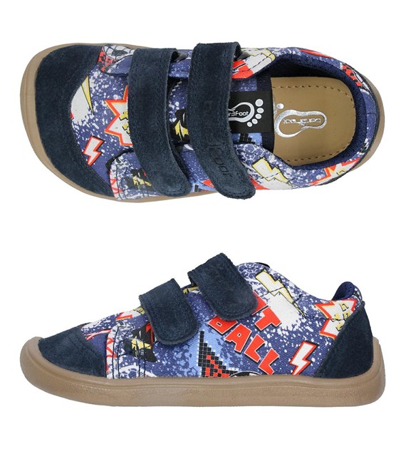 3F Bar3foot Sneakers ELF DENVER NAVY BLUE