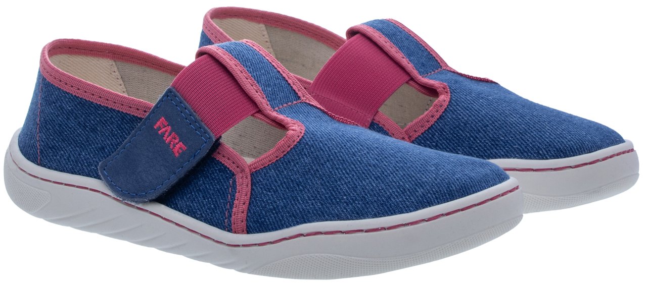 Fare Mid- WIDE (für einen höhen Spann) Hausschuhe Slippers Blue
