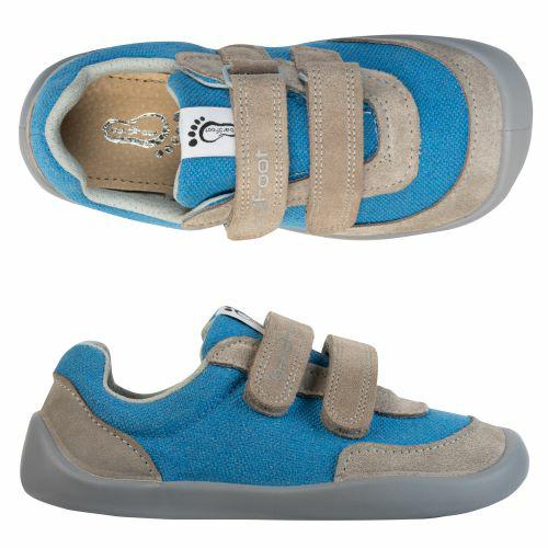 3F Bar3foot Baumwolle Sneakers M- Ohio Blue (schmalere Modell)