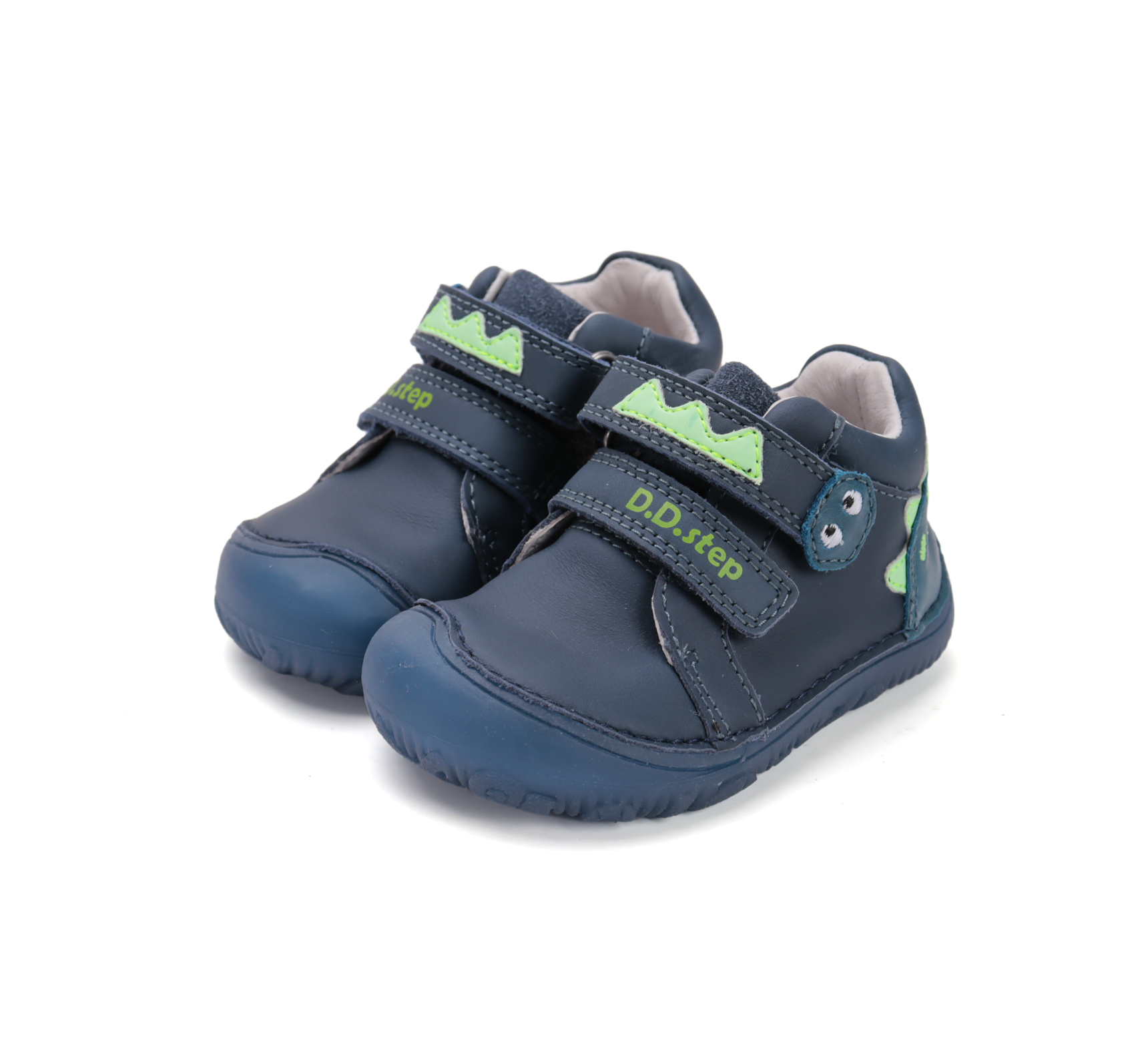 D.D.Step Royal Blue Leder Übergangsschuhe
