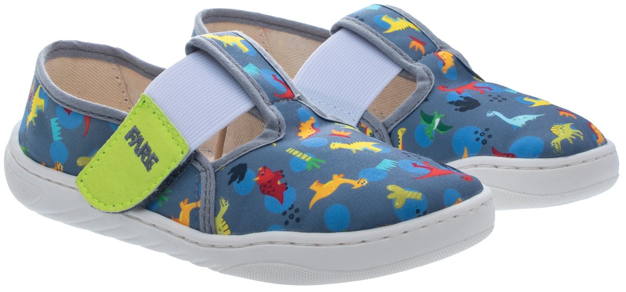 Fare Mid- WIDE (für einen höhen Spann) Hausschuhe Slippers DINO