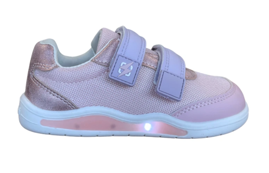 Blinkschuhe Beppi Sapato com Luzes Light Pink