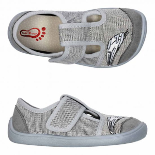 3F Bar3foot Slippers/ Hausschuhe Grau 
