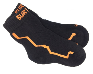 Surtex Merino 90%Winter Socken Schwarz